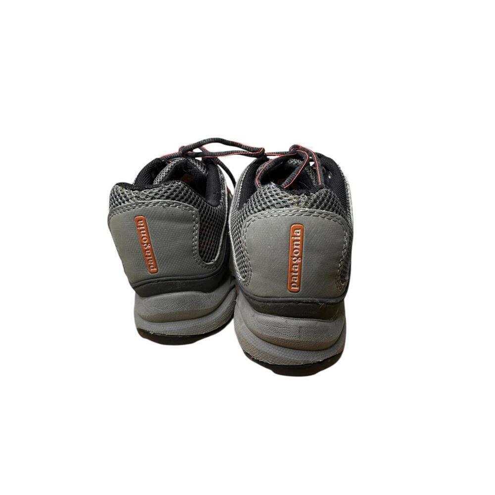 Patagonia Specter Narwhal Shoes Womens Size 7 Black Gray Orange Trail Sneakers - Picture 4 of 5